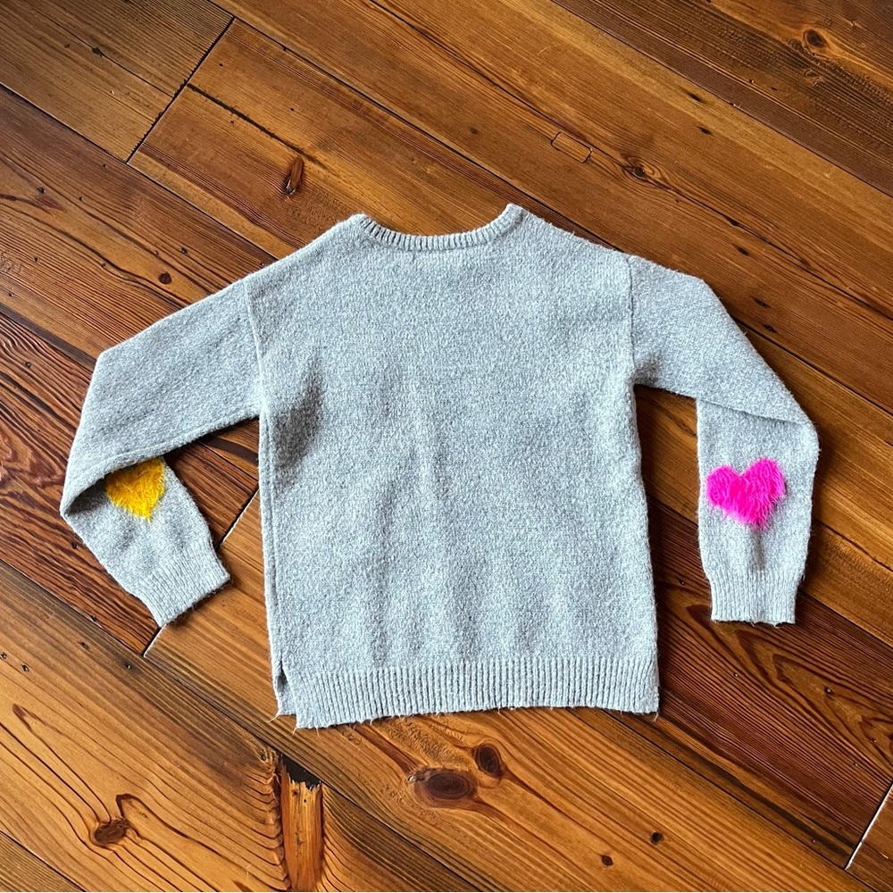 George Girls Eyelash Heart Sweater - NWOT - Picture 6 of 9